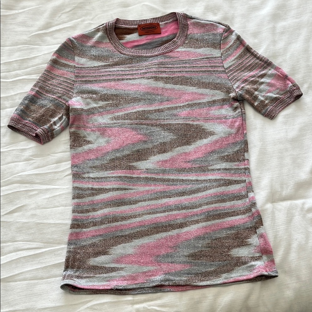 VTG Missoni Women's Swirl Crewneck Top